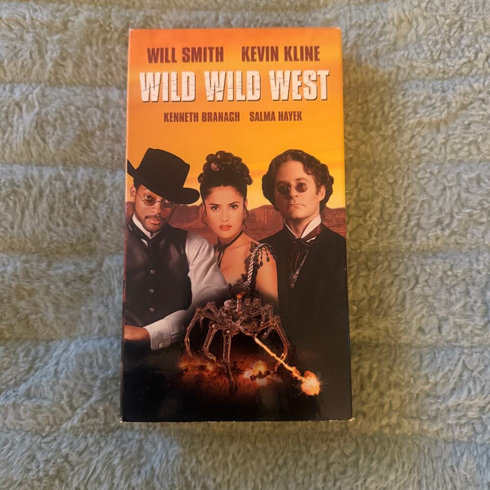 Wild Wild West VHS | Will Smith • Kevin Kline • Salma Hayek | 90s Action Comedy